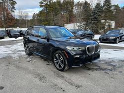 Salvage cars for sale at North Billerica, MA auction: 2019 BMW X7 XDRIVE50I