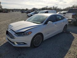 Salvage cars for sale at Riverview, FL auction: 2017 Ford Fusion SE Hybrid