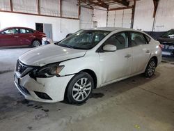 Salvage cars for sale at Lexington, KY auction: 2016 Nissan Sentra S