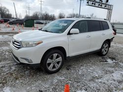 Salvage cars for sale at Columbus, OH auction: 2013 Toyota Highlander Limited