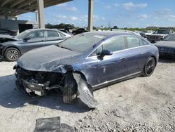 Salvage cars for sale at West Palm Beach, FL auction: 2024 Mercedes-Benz EQE Sedan 350 4matic