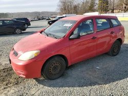 Salvage cars for sale at Concord, NC auction: 2004 Toyota Corolla Matrix XR