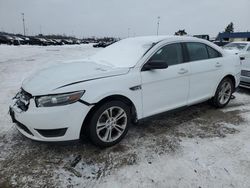 Salvage cars for sale at Woodhaven, MI auction: 2015 Ford Taurus SE