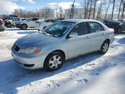 Salvage cars for sale from Copart Central Square, NY: 2006 Toyota Corolla CE