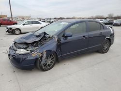 Salvage cars for sale at Grand Prairie, TX auction: 2008 Honda Civic LX