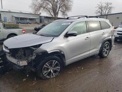 Vehiculos salvage en venta de Copart Albuquerque, NM: 2016 Toyota Highlander XLE