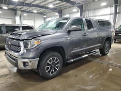 Toyota Tundra salvage cars for sale: 2018 Toyota Tundra Double Cab SR