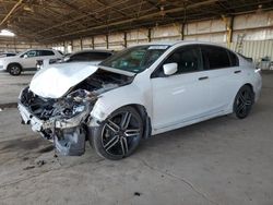 Honda salvage cars for sale: 2017 Honda Accord Sport