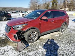 Salvage cars for sale at Concord, NC auction: 2017 Hyundai Santa FE SE Ultimate