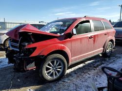 Salvage cars for sale at auction: 2017 Dodge Journey SXT