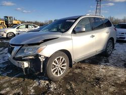 Salvage cars for sale at Windsor, NJ auction: 2014 Nissan Pathfinder S