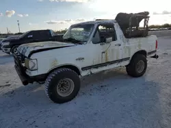 Vehiculos salvage en venta de Copart Arcadia, FL: 1989 Ford Bronco U100