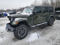 2022 Jeep Wrangler Unlimited Sahara 4XE en venta en Ellwood City, PA