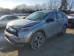 Salvage cars for sale at North Billerica, MA auction: 2018 Honda CR-V LX