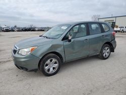 Salvage cars for sale at Kansas City, KS auction: 2014 Subaru Forester 2.5I