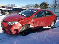 Salvage cars for sale from Copart Moraine, OH: 2014 Toyota Corolla L