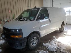 Salvage trucks for sale at Angola, NY auction: 2020 Chevrolet Express G2500