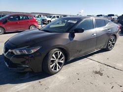 Salvage cars for sale at Grand Prairie, TX auction: 2017 Nissan Maxima 3.5S