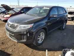 Salvage cars for sale from Copart Elgin, IL: 2015 KIA Sorento LX