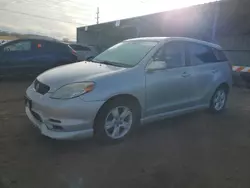 Salvage cars for sale at Colorado Springs, CO auction: 2003 Toyota Corolla Matrix XR