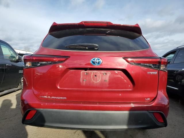 2022 Toyota Highlander Hybrid LE