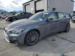 Infiniti salvage cars for sale: 2018 Infiniti Q50 RED Sport 400