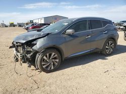 Salvage cars for sale at Amarillo, TX auction: 2020 Nissan Murano SL