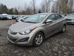 Salvage cars for sale at Portland, OR auction: 2014 Hyundai Elantra SE