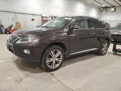 Salvage cars for sale from Copart Milwaukee, WI: 2015 Lexus RX 350 Base