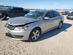 Salvage cars for sale at Harleyville, SC auction: 2013 Volkswagen Passat SE