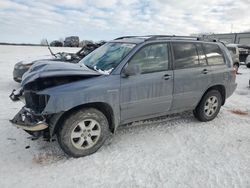 Salvage cars for sale at Wayland, MI auction: 2002 Toyota Highlander Limited