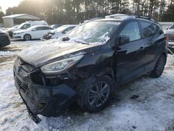 Salvage cars for sale at Seaford, DE auction: 2015 Hyundai Tucson Limited