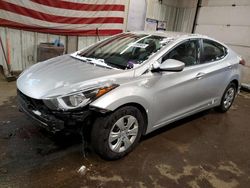 Hyundai Elantra Vehiculos salvage en venta: 2016 Hyundai Elantra SE