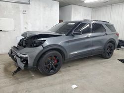 Salvage cars for sale at Cicero, IN auction: 2021 Ford Explorer ST