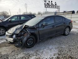 Salvage cars for sale at Columbus, OH auction: 2012 Honda Civic EXL