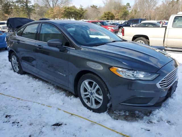 2018 Ford Fusion S Hybrid