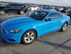 Salvage cars for sale from Copart Grand Prairie, TX: 2017 Ford Mustang