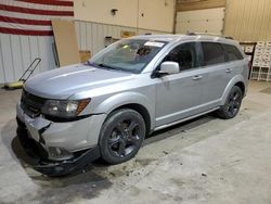 Salvage cars for sale at Candia, NH auction: 2018 Dodge Journey Crossroad