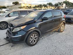 Salvage cars for sale at Opa Locka, FL auction: 2016 KIA Sportage LX