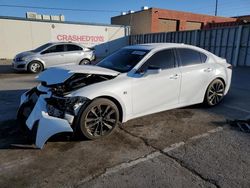 Lexus is 350 f s salvage cars for sale: 2021 Lexus IS 350 F Sport