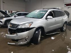 Salvage cars for sale from Copart Elgin, IL: 2015 Chevrolet Traverse LTZ