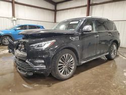 Salvage cars for sale at Pennsburg, PA auction: 2019 Infiniti QX80 Luxe