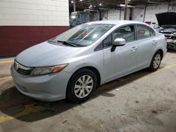 Honda Civic lx salvage cars for sale: 2012 Honda Civic LX