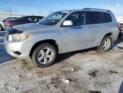 Salvage cars for sale from Copart Nisku, AB: 2008 Toyota Highlander Sport