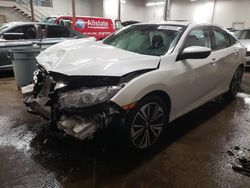 Salvage cars for sale at New Britain, CT auction: 2017 Honda Civic EX