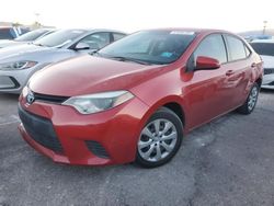 Salvage cars for sale at North Las Vegas, NV auction: 2014 Toyota Corolla L