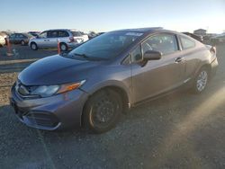 Salvage cars for sale at Antelope, CA auction: 2015 Honda Civic LX