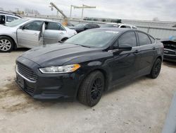 Salvage cars for sale from Copart Kansas City, KS: 2016 Ford Fusion S