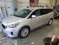 Salvage Cars with No Bids Yet For Sale at auction: 2015 KIA Sedona EX