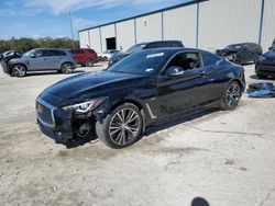 Salvage cars for sale at Apopka, FL auction: 2017 Infiniti Q60 Base